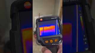 Checking radiators for heat with thermal camera thermalimagingcamera plumbing heatingsolutions [upl. by Konstanze]