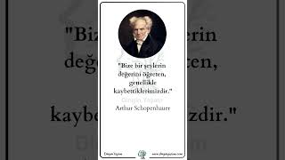 Schopenhauer ‘in 3 Müthiş Tespiti✨ Arthur Schopenhuer  Dinginyasamcom güzelsözler [upl. by Viscardi]