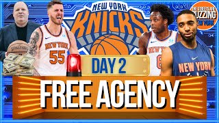 DAY 2 Latest on Hartenstein Center Spot Bridges Trade Anunoby Draft picks  KNICKS FREE AGENCY [upl. by Abroms959]