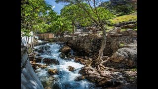 Maroc Chefchaouen  La source Ras el Ma abreuve la rivière Fouara Vidéo 360 degré [upl. by Ahsienar]