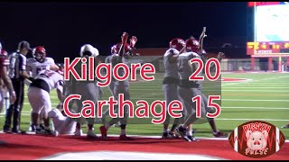 The Pigskin Pulse Week One Kilgore vs Carthage fridaynightlights [upl. by Goldberg]