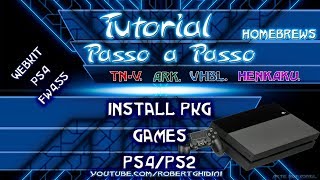 PS4 455 INSTALANDO JOGOS PKG DE PS4 amp PS2 NO PS4 [upl. by Moht606]