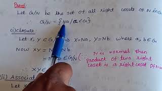 Quotient group  Algebraic Structures  TAM5A [upl. by Abekam]