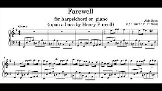 A Bova Farewell for harpsichord [upl. by Ahsiekram630]