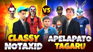 APELAPATO 👽 VS CLASSY 🥵 4 VS 4 😱  GARENA FREE FIRE [upl. by Guthrey]