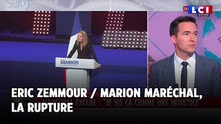 Eric Zemmour Marion Maréchal  la rupture [upl. by Adelaide]