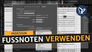 Großprojekte in Adobe InDesign Fußnoten verwenden [upl. by Henni545]