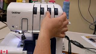 Brother 4234DT Guide 2 4Thread Overlock Stitch [upl. by Fonda]