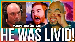 Joe Rogan’s Reaction to Andrew Santino Being Late  Bad Friends Clips REACTION [upl. by Nikola419]