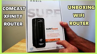 COMCAST XFINITY WIFI ROUTER ARRIS SURF BOARD amp INTEL SBG10 UNBOXING [upl. by Shanon]