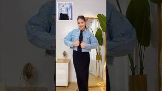 Myntra Denim Jackets Haul Myntra fashion wintercollection ytshorts shortsvideo jacket yt [upl. by Esinart733]