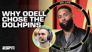 Odell Beckham Jr believes Mike McDaniel will get him the ball  Jeremy Fowler  NFL Live [upl. by Tobiah]