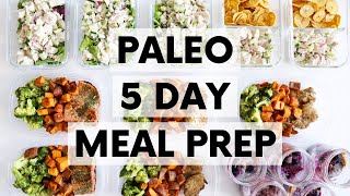 PALEO 5DAY MEAL PREP [upl. by Oeak]