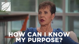 How Can I Know My Purpose  Joyce Meyer [upl. by Natfa]