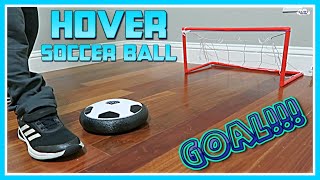 Hover SOCCER Ball Toy Set With Goals Toy Review [upl. by Derreg]