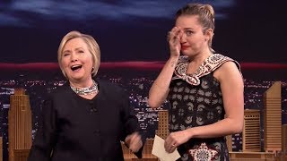 Miley Cyrus CRIES After Surprising Hillary Clinton With Thank You Note On Fallon [upl. by Archambault]