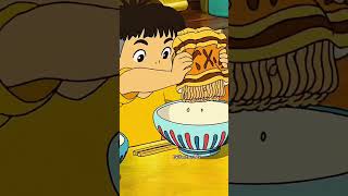 ✨PONYO amp SOSUKE eat ramen 🍜 アニメ anime animeedit animelover ghibli  virall hayaomiyazaki [upl. by Eiclek]