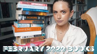 FEBRUARY 2020 BOOKS  sunbeamsjess [upl. by Eniad]