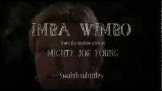 Imba Wimbo Charlize Theron in Mighty Joe Young with swahili subtitles [upl. by Lali629]