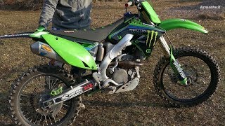 Kawasaki KX250F Coldstart [upl. by Noryahs]