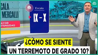 ¿Cómo se siente un terremoto grado 10 en la escala de Mercalli [upl. by Ikoek]