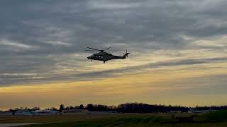 First flight of Boeing MH139 Grey Wolf Helicopter for the US Air Force [upl. by Ranna]