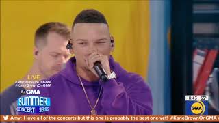 Kane Brown amp Marshmello Performance quotOne Thing Rightquot Live Concert August 30 2019 HD 1080p [upl. by Diena]