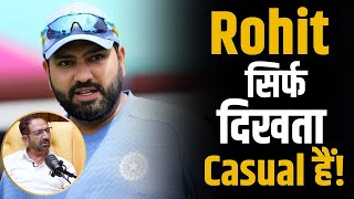 Rohit Sharma sirf lagta casual hai hai nahi says umpire Anil Chaudhary [upl. by Atalanti677]