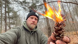 Survival Instructor Explains How to Start a Fire WITHOUT wood [upl. by Mcclimans]