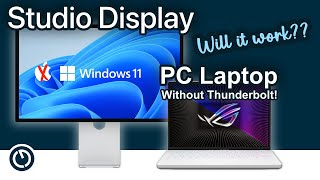 Studio Display with Windows and no Thunderbolt 🤔 [upl. by Freiman]