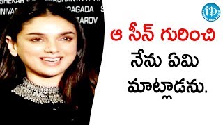 ఆ సీన్ గురించి నేను ఏమి మాట్లాడను  Aditi Rao  Antariksham Movie Team Interviewa [upl. by Alisa]