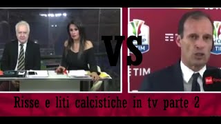 Risse e liti calcistiche in tv parte 2 PAZZESCO [upl. by Gnaig]