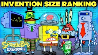 Planktons Inventions Ranked By Size 🤖  SpongeBob [upl. by Feodore]