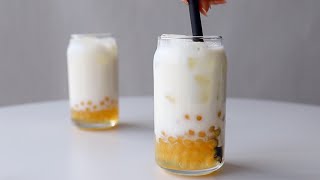 Oolong milk tea Oolong boba [upl. by Tessie]