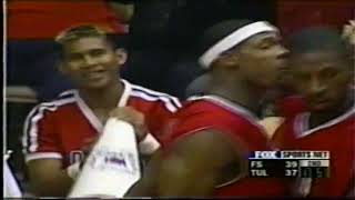 2000 WAC Tournament Mens Basketball Championship Game Fresno State vs Tulsa Highlights [upl. by Egidius]