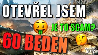 Otevřel jsem 60 beden ve WoT Blitz Je to scam Podívejte se [upl. by Roselane]