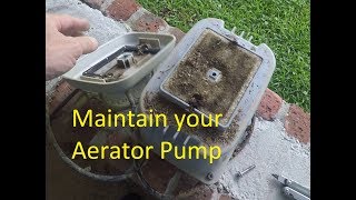 Dont Forget to Maintain Your Septic Aerator Pump [upl. by Gurango]