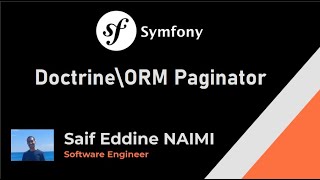 Symfony 6 31  Doctrine\ORM Paginator [upl. by Enilav88]