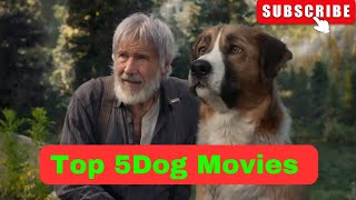 Top 5 Emotional dog movies in hindi new  Filmy Shubham [upl. by Hayilaa]