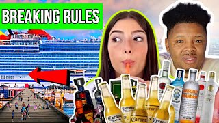 Sneaking Alcohol on a Cruise Ship How to Get Away With it [upl. by Beedon]