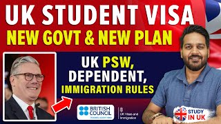 UK Student Visa New Govt amp New Plan  PSW Dependent Immigration Rules  UK Study Visa Update 2024 [upl. by Leumek]