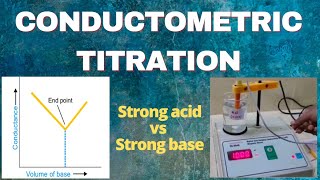 Conductometric Titration of Strong acid Vs Strong base  Calibration of Conductivity Meter RK Sir [upl. by Odo]