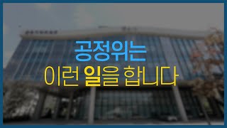 공정거래위원회가 하는 일 공정위는 이런 일을 합니다 [upl. by Gentilis868]