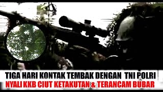 BARU TIGA HARI TNI POLRI LAKUKAN TINDAKAN PREFENTIFNYALI KKB LANGSUNG CIUTTERANCAM BUBAR [upl. by Analla957]