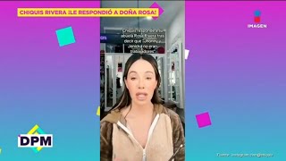 Chiquis Rivera ARREMETE contra Rosa Rivera por señalarlos de NO saber trabajar  DPM [upl. by Ainotahs]