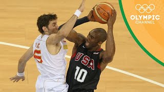 Spain vs USA  Condensed Gold Medal Match  Beijing 2008  Throwback Thursday [upl. by Jehial]