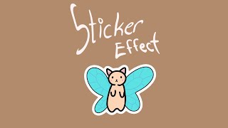 Procreate  How to Do White Outline Sticker Effect  Very Easy [upl. by Fullerton]