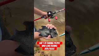 Bluegill Fish attacking Brokeback Rebel fishinglife fishing fish fishingvideo justfishing [upl. by Standley]