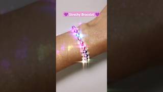 Strechy Bracelet Tutorial ✨💜 [upl. by Song584]