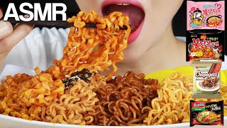 ASMR My Favorite Instant Noodles Eating Sounds Mukbang No Talking [upl. by Hinman]